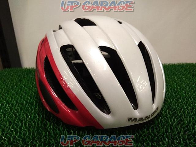 サイズ52-58 MANGO VIRTUS サイクルヘルメット CE EN1078規格 ホワイト/レッド-02