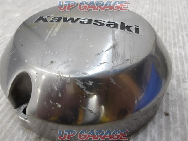 Kawasaki ゼファー1100純正 ポイントカバー・ジェネレーターカバー左右セット-03