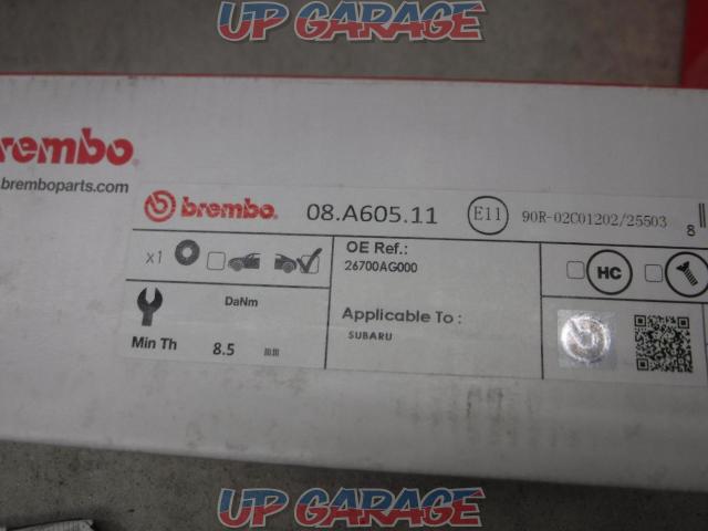 brembo
Rear brake rotor
[08.A605.11]-05