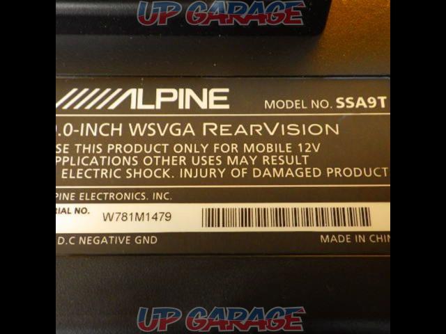 ALPINE SSA9T 9型WSVGAヘッドレスト取付け型リアビジョン・2台パック-05
