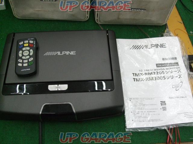 ALPINE 10.1インチフリップダウンモニター TMX-RM3005B-04