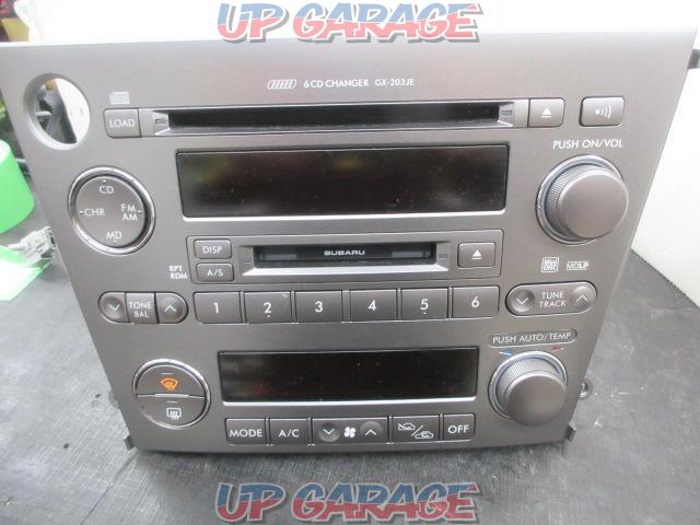 Subaru genuine (SUBARU)
Legacy BP/BL Late Genuine 6-Concert CD Changer Built-in Variant Audio
GX-201JEF2-03