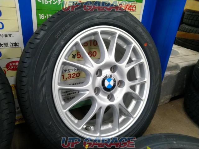 [E46
3 series must-see! BBS
BMW exclusive aluminum wheels
+
YOKOHAMA (Yokohama)
ES34
Comes with new tires at a special price!-03