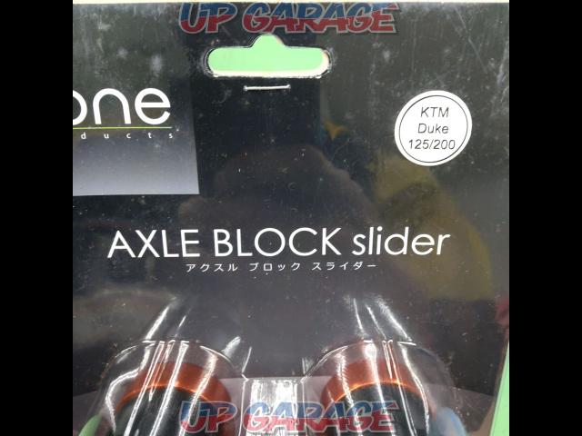 【KTM DUKE125/DUKE200】bone products AXLE BLOCK slider アクスルスライダー-02