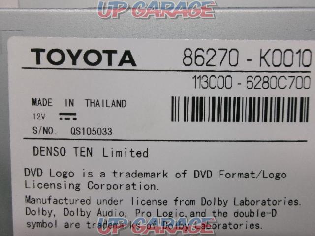トヨタ純正オプション ディスプレイオーディオ用CD/DVDデッキ (86270-K0010)-03