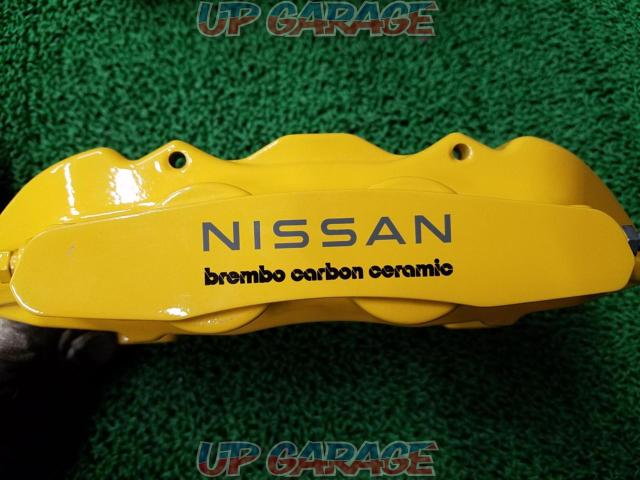 NISSAN (Nissan)
R35
GT-R
Late T spec genuine brake caliper (Nissan
Carbon
Ceramic
Brake)-02