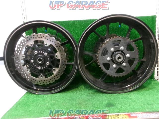 Price reduced!ZRX1200DAEG(Final
(Removed from Edition) KAWASAKI genuine
Wheel Set before and after-02