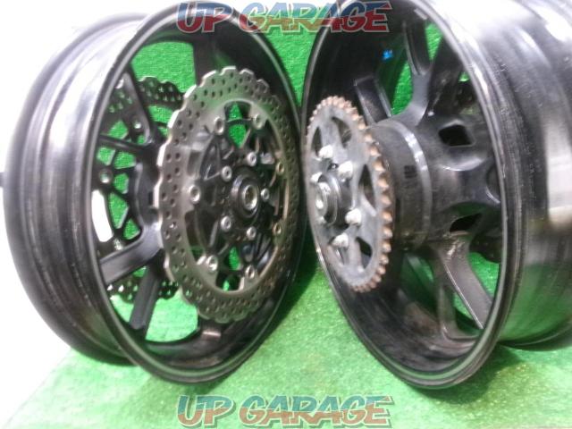 Price reduced!ZRX1200DAEG(Final
(Removed from Edition) KAWASAKI genuine
Wheel Set before and after-08