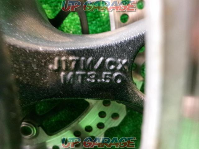 Price reduced!ZRX1200DAEG(Final
(Removed from Edition) KAWASAKI genuine
Wheel Set before and after-09