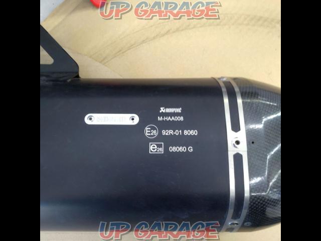R1200GSAKRAPOVIC
Titanium Black
Slip-on silencer
[Price Cuts]-06