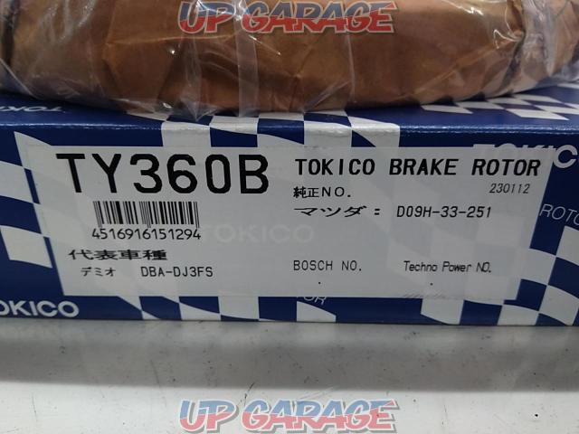 TOKICO
Front brake rotor
TY360B-03