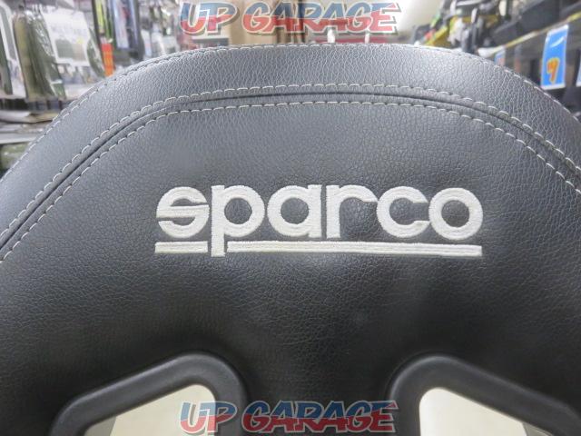 SPARCO R100J SKY   PVレザー  / ホワイトステッチ-03
