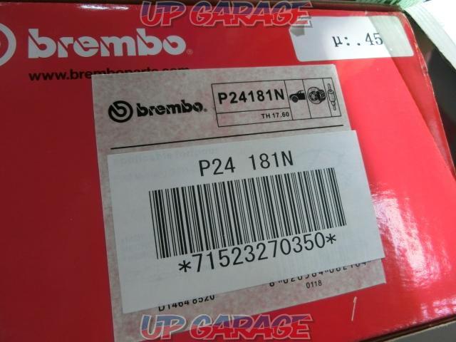 bremboP24
181N
[Front
brembo (Brembo)
Ceramic brake pad]-05