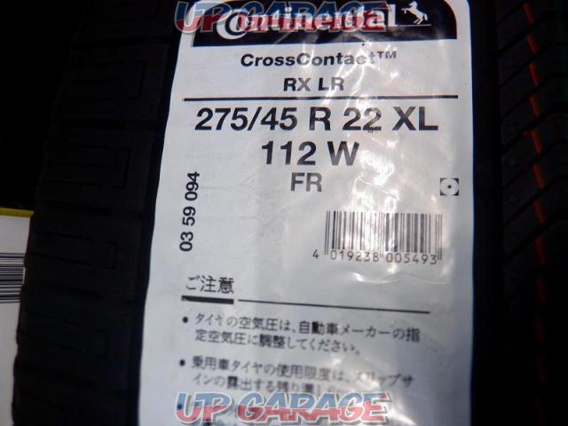 【4本セット】【Continental】CROSSCONTACT RX-10