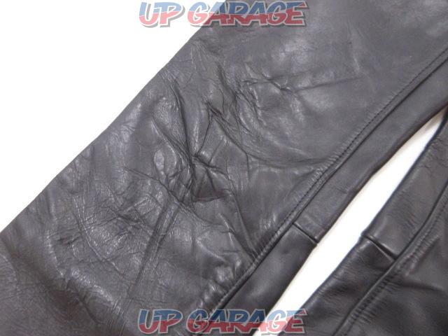 KADOYA
Leather Straight pants-03