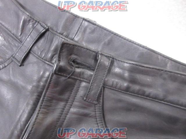 KADOYA
Leather Straight pants-04