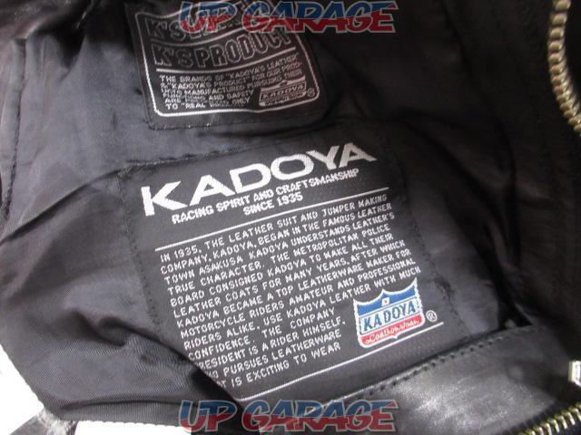 KADOYA
Leather Straight pants-07