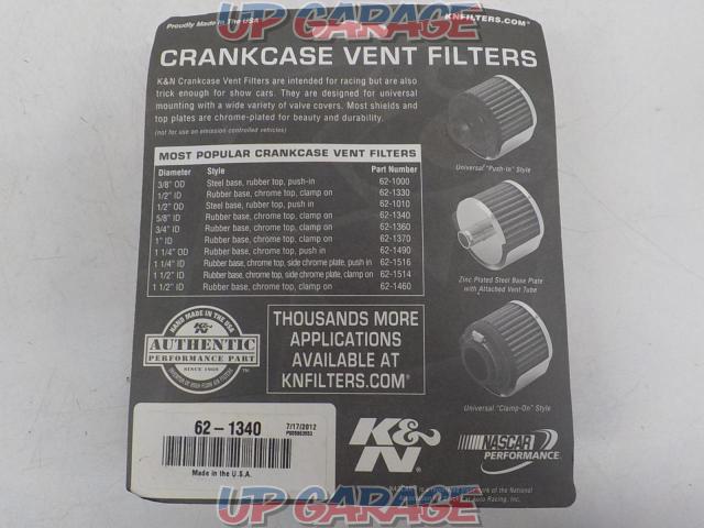 K & N
62-1340
Breather filter
Φ16
Unused item-08