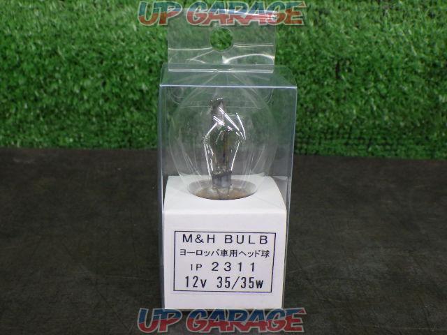 M&H Matsushima
2311
1P
12V35 / 35W
clear
headlight bulb for european cars
B35
BA 20 D-05