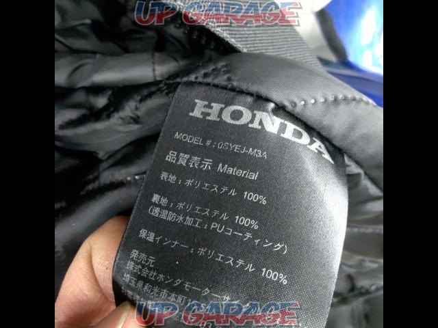 Size: L
HONDA
AIR-VENT
Winter jacket
0SYEJ-M3A-04