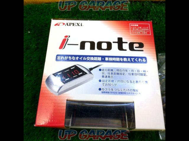A'PEXi
Just attach it to your i-noteOBDⅡ!An item that tells you the often-forgotten oil change distance and vehicle inspection period.-03
