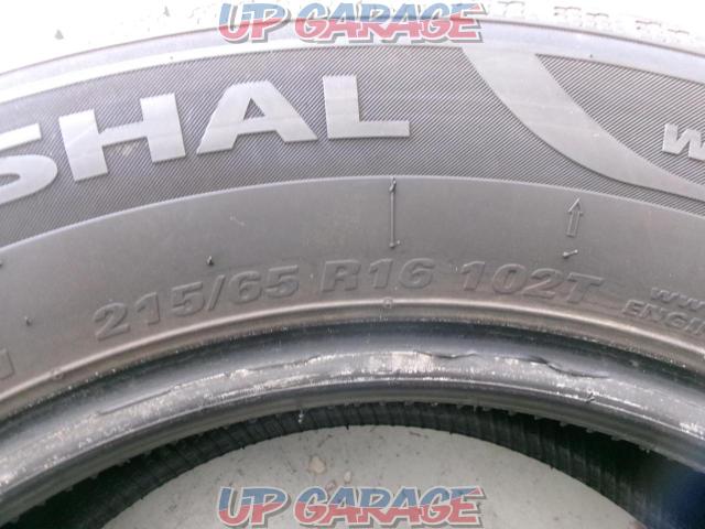 4 pieces (studless) MARSHAL
ice
WS51
215 / 65R16-02