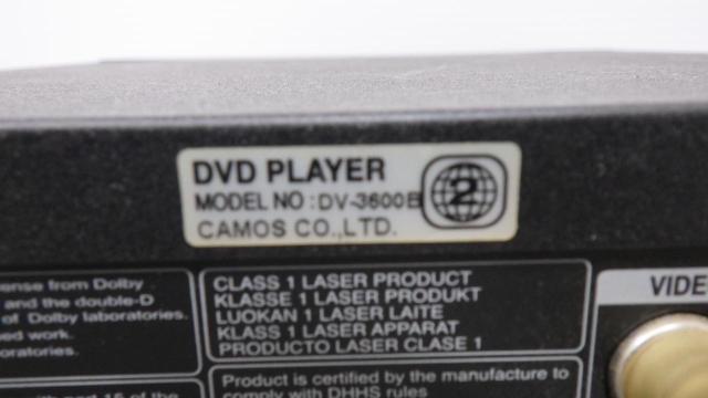 CAMOS
DVD player (DV-3600B)
For part removing!-05