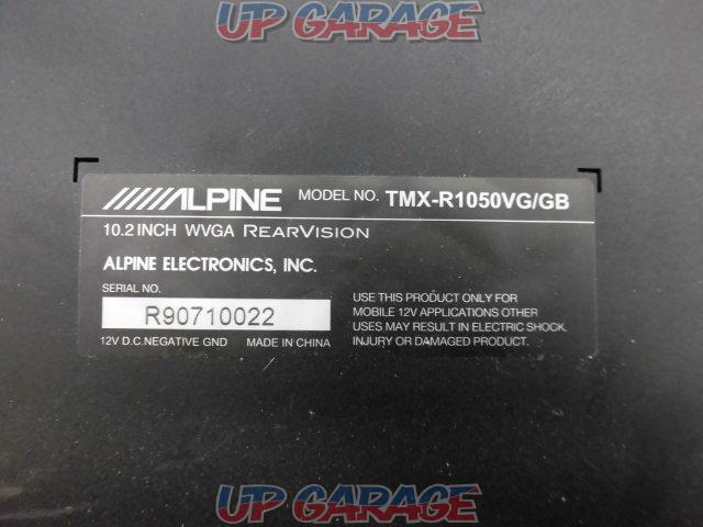ALPINE TMX-R 1050VG/GB 10.2インチフリップダウンモニター-03