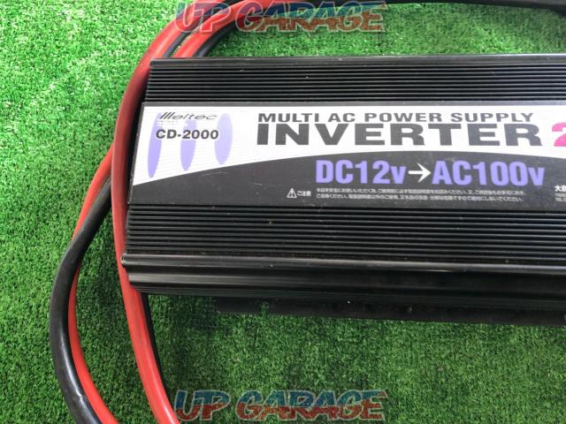 Reduced price Meltec inverter
[CD-2000]-03