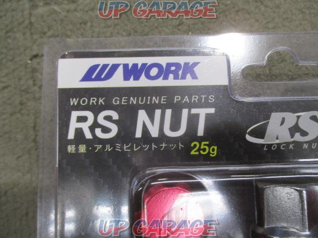 WORK(ワーク) RS NUT アルミビレットナット 【M12×P1.5】 ☆未使用☆-02