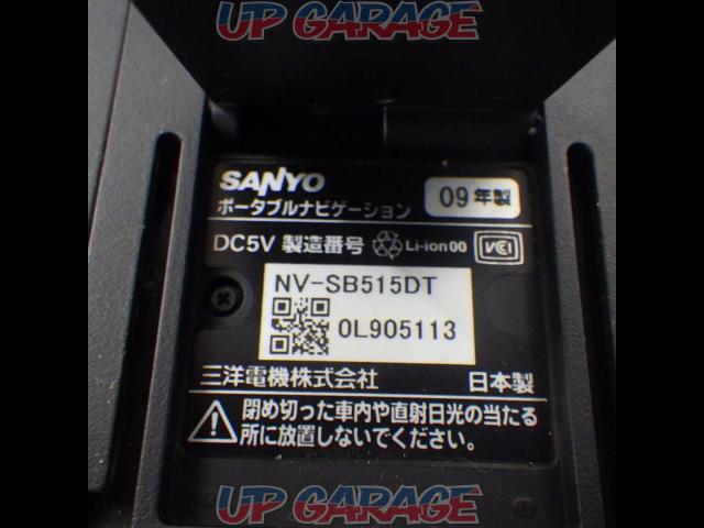 SANYONV-SB515DT
5.2 inches
Seg equipped
Portable navigation 2009 model-02