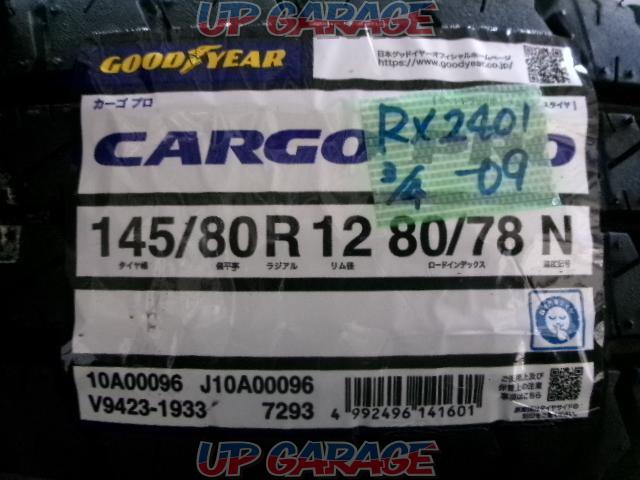 RX2401-09 メーカー不明 スチールホイール + GOODYEAR CARGO PRO 4本セット-05