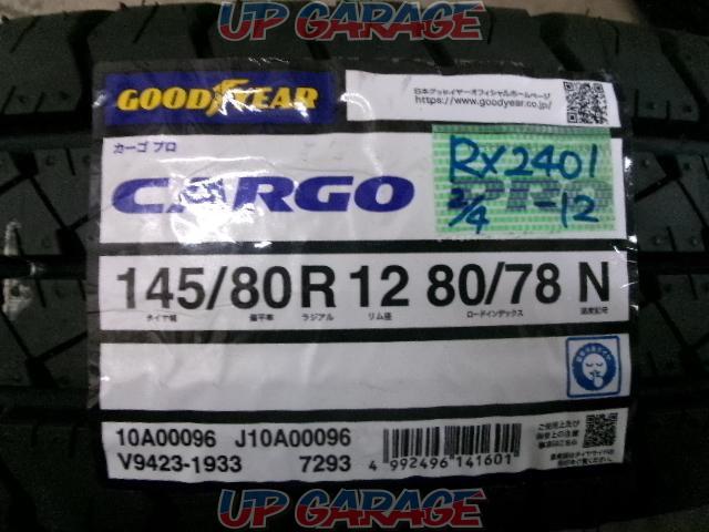 RX2401-12 メーカー不明 スチールホイール + GOODYEAR CARGO PRO 4本セット-05