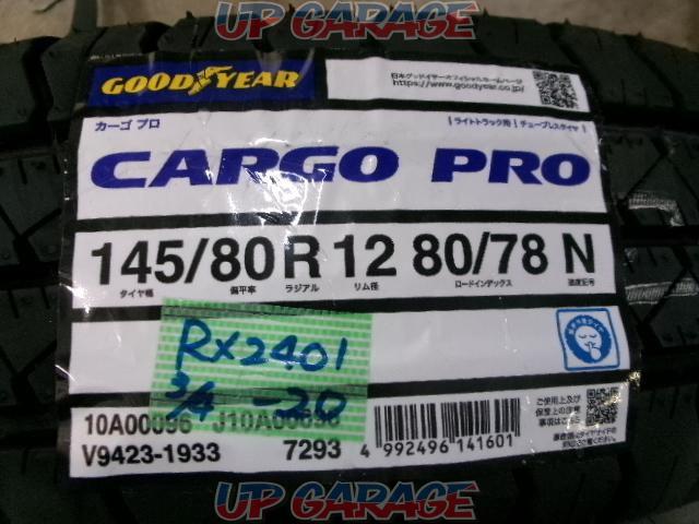RX2401-20 メーカー不明 スチールホイール + GOODYEAR CARGO PRO 4本セット-05