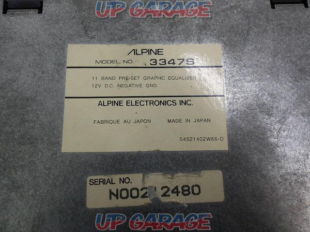 ALPINE7293J
Cassette deck +3347S
Graphic equalizer-04