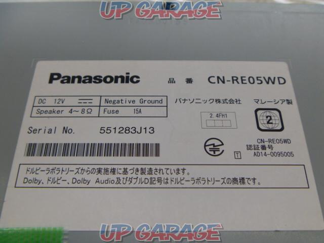 Panasonic CN-RE05WD 4×4フルセグ/CD/DVD/SD/USB/SD録音/Bluetooth/MP3/WMA 2018年製-04