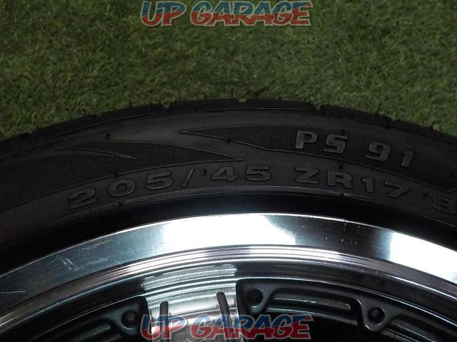 RAYS(レイズ) G-GAMES(ジーゲームス) 77F + Pinso PS91  205/45R17 2021年製-06