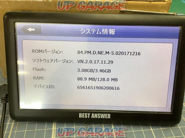 BEST ANSWER BA656165 ポータブルナビ-07