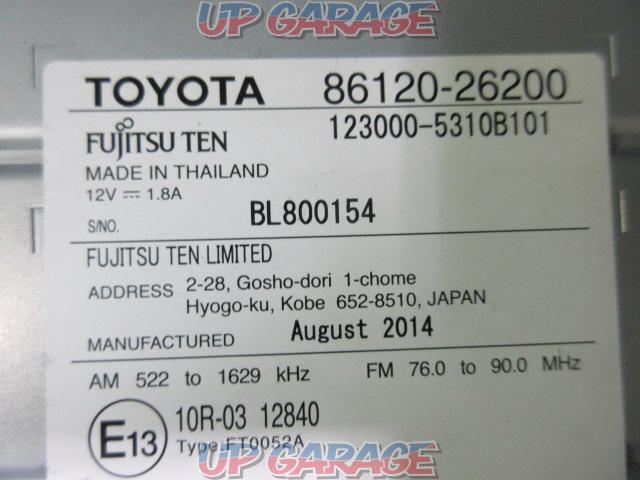 【TOYOTA】2DINワイドサイズ CD/USBチューナー 「86120-26200」-03