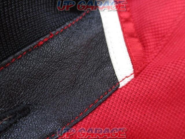 M KUSHITANI
leather edge polo shirt-03