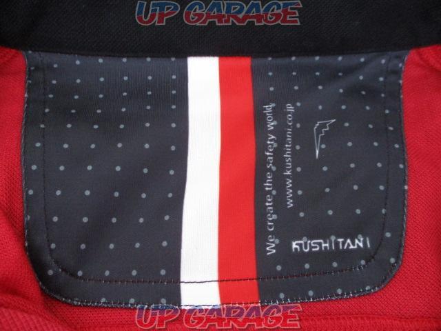 M KUSHITANI
leather edge polo shirt-09