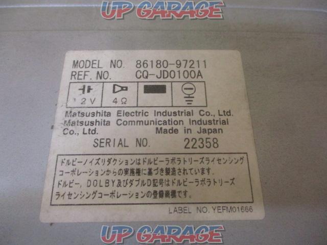 Daihatsu genuine
CQ-JD0100A(86180-97211)
CD cassette deck-04