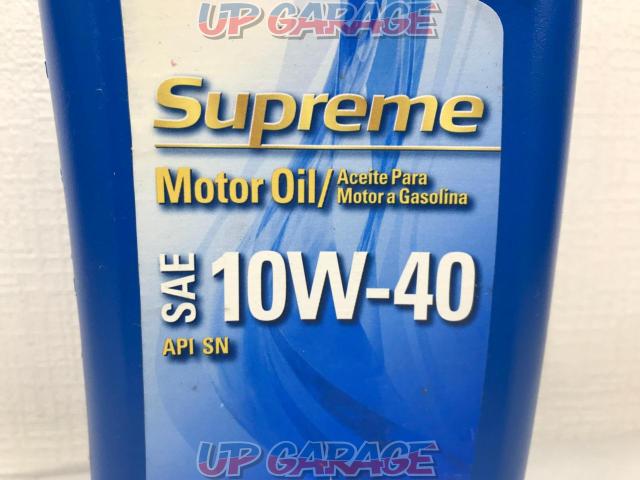 Chevron
Supreme motor oil
10W-40-02
