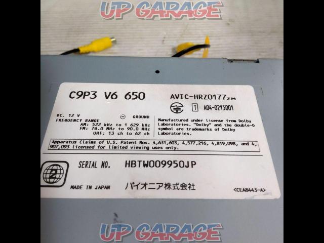 MAZDA純正(carrozzeria AVIC-HRZ0177)C9P3 V6 650-05