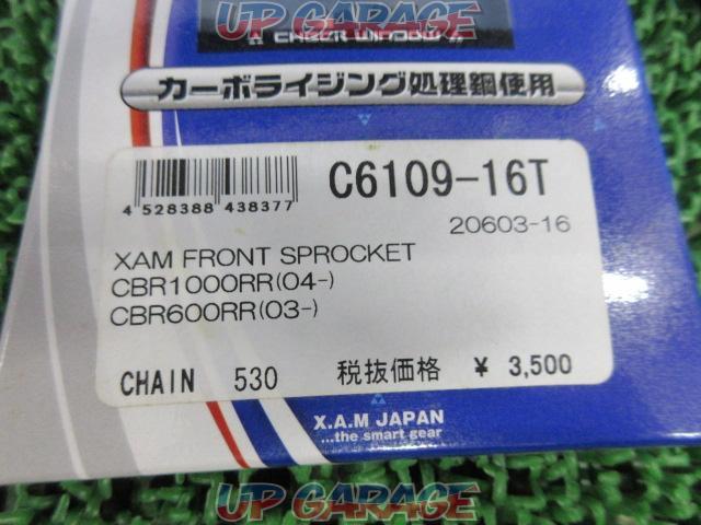 【XAM JAPAN】 C6109-16T フロントスプロケット  CBR1000RR(’04～)、CBR600RR(’03～)-02