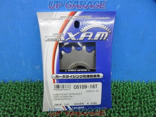 【XAM JAPAN】 C6109-16T フロントスプロケット  CBR1000RR(’04～)、CBR600RR(’03～)-05