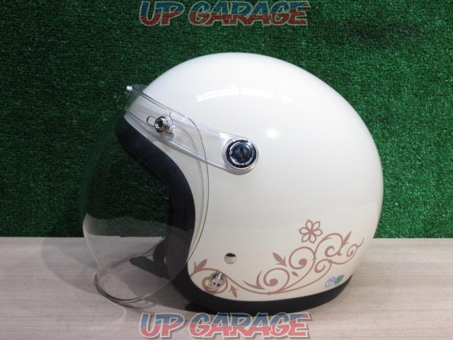 【未使用】 サイズフリー(レディース) ジェットヘルメット リード工業-03