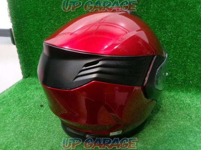 サイズL 【OGK】 KAZAMI システムヘルメット レッド-03