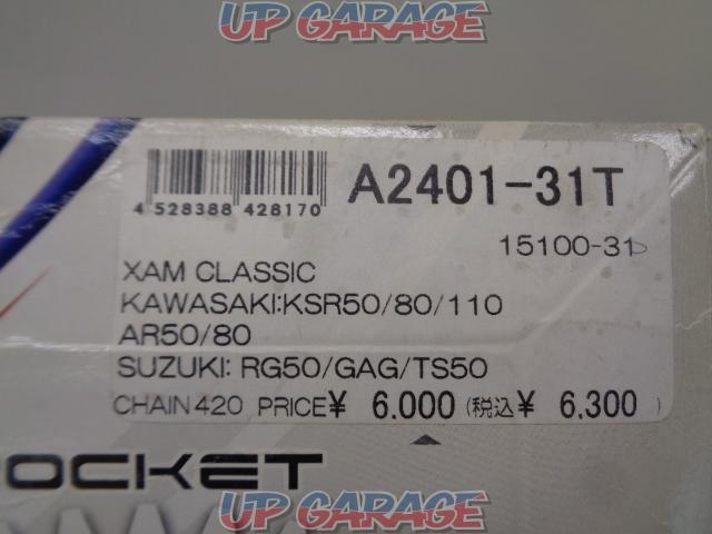 XAM
JAPAN sprocket
A2401-30T
15100-30T-02