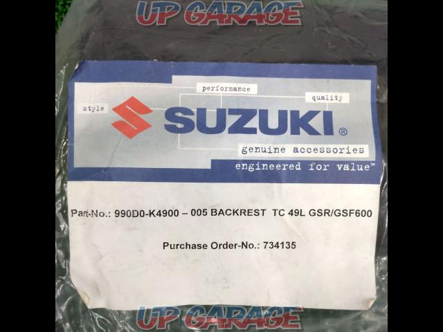 SUZUKI
Genuine option backrest for top case-03